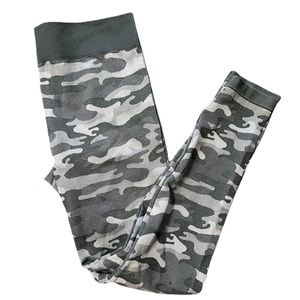Xersion Lounge Camo Leggings Gray Large